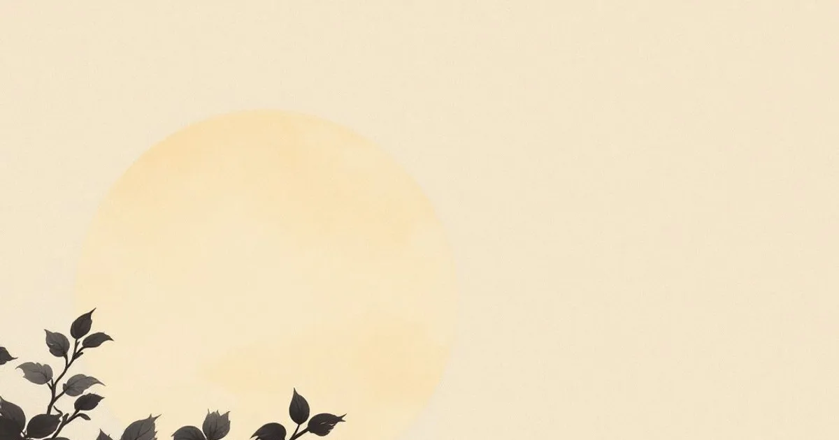 Sumi-e ink-wash illustration: a lit paper lantern marking the way.